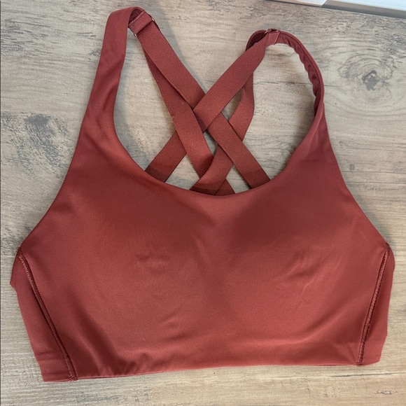 Lululemon Athletica | Energy Cross-Back Bra - Rust Orange - 34C - Picture 1 of 5